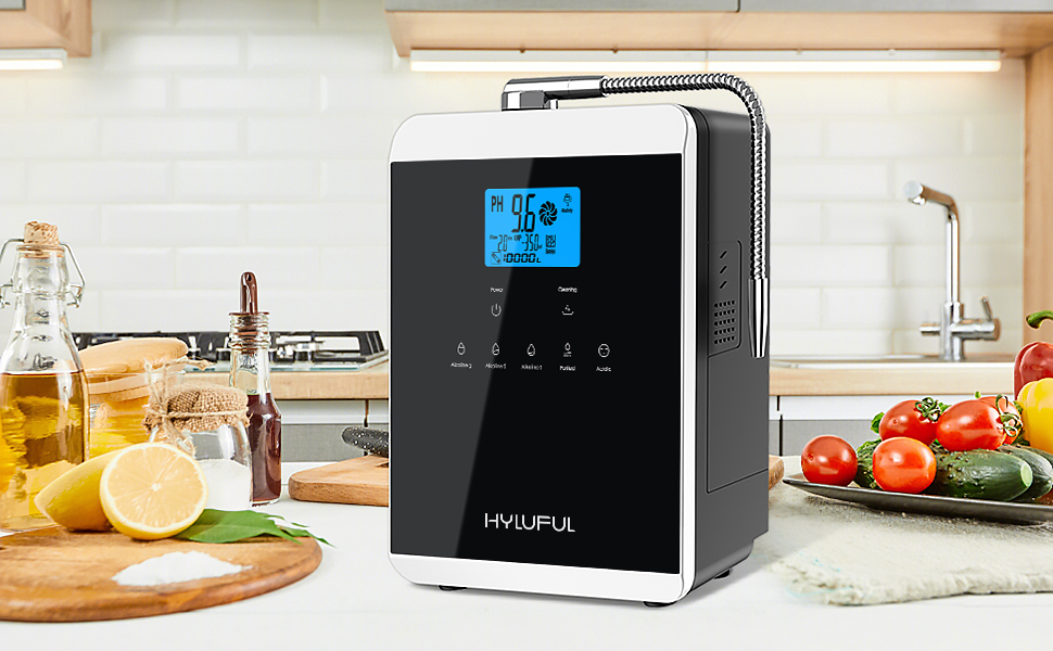 11 Titanium Plates Alkaline Water Ionizer Machine, pH 3.5-10.5