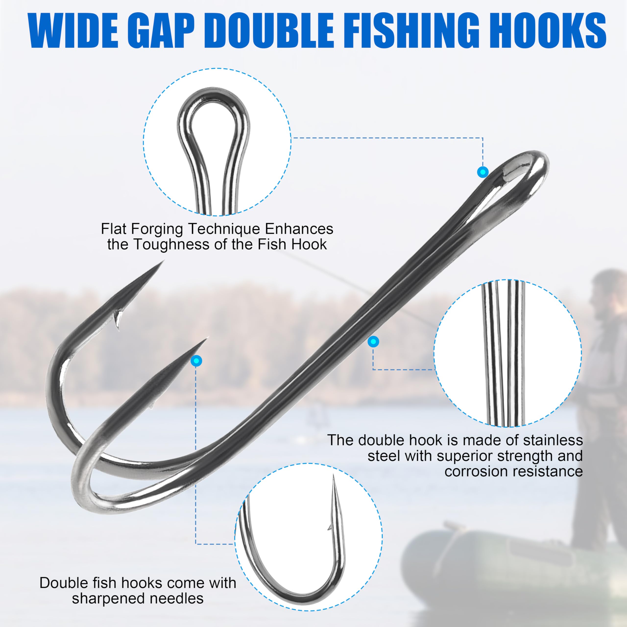 Taille 5 - Hameçon De Pêche En Acier À Haute Teneur En Carbone, Porte-appât En Forme De Ver