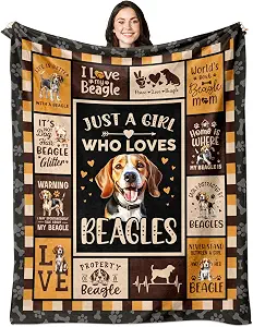 Beagle Gifts for Women - Beagle Blanket 60"x50"