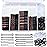 Teenitor 300pcs Bobby Pins Hair Pins, 100 Hair Pins 100 Bobby Pins Brown Hair Black for Women 100 Hair Bands 2inch 2.36inch 2.75inch Brown Black