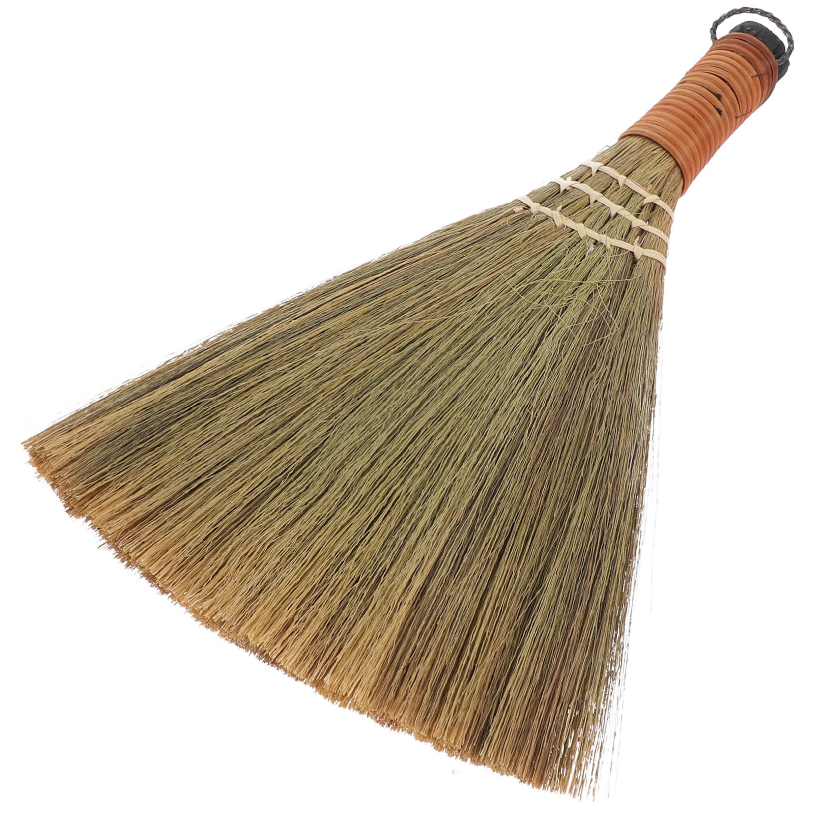 Cabilock Desktop Cleaning Broom Hand Made Dust Duster with Short Handle Lightweight and Portable for Quick Cleanups at Home Office Compact