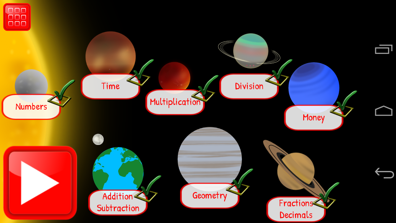 3rd Grade Math Learning Games - App on Amazon Appstore