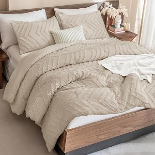 Andency Khaki Oversized King Comforter Set 120x98 Extra Large