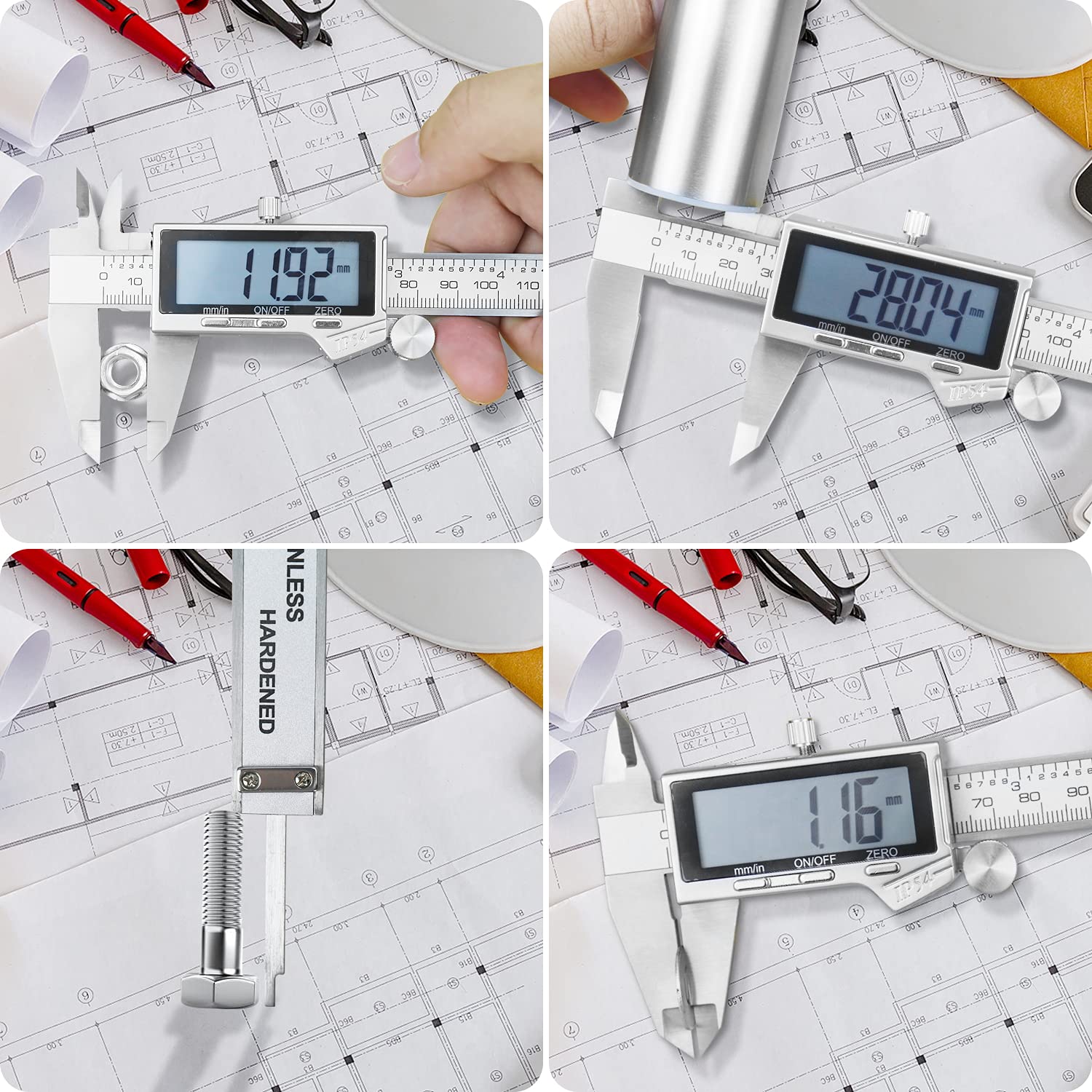 Digital Caliper - Waterproof & Large Display -3