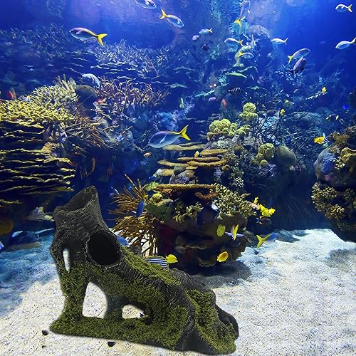 Miniatura 12 de Adorno de acuario, robot de resina para pecera, decoración de pecera, cueva, pecera, accesorios de acuario para Betta Shrimp Turtle