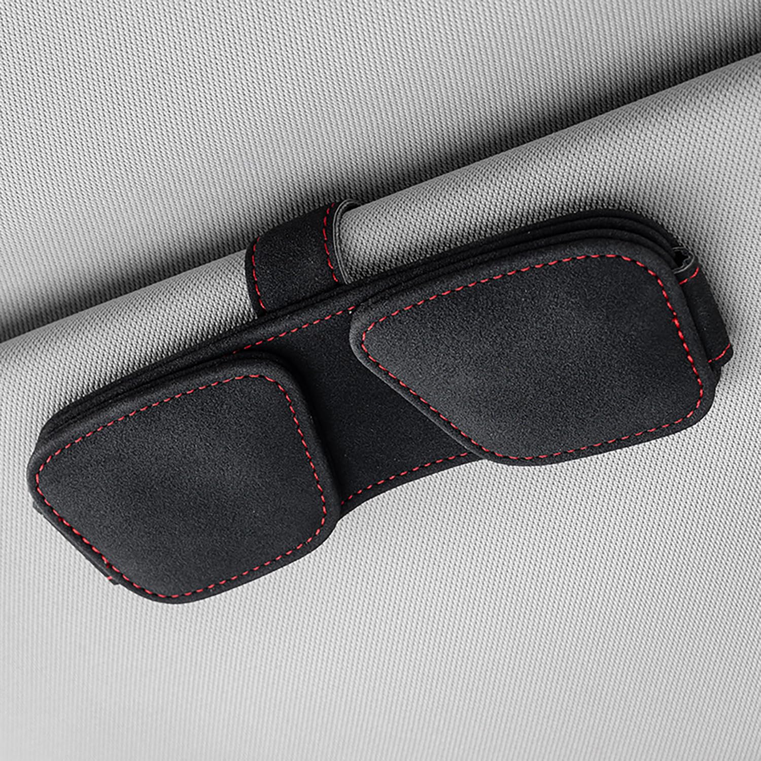 Porta Occhiali Auto Portaocchiali - 1 Pezzo, Nero, Supporto per Occhialis da Sole Auto, Adatto per Riporre Occhiali da Sole, Occhiali da Vista, Carte e Oggetti Simili