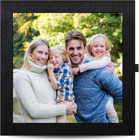 ThePhotoStick Omni 128GB - Secure Photo & Video Backup | ThePhotoStick Keepsake Frame Box - Built-in Photo Display Frame