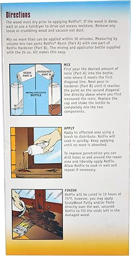 Miniatura 2 de System Three RotFix sellador de madera, 646697902014