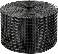 Vista 13 de VEVOR Panel solar para pájaros, kit de rollo de malla de alambre recubierto de PVC de 6 pulgadas x 98 pies con 100 sujetadores, 50 cables