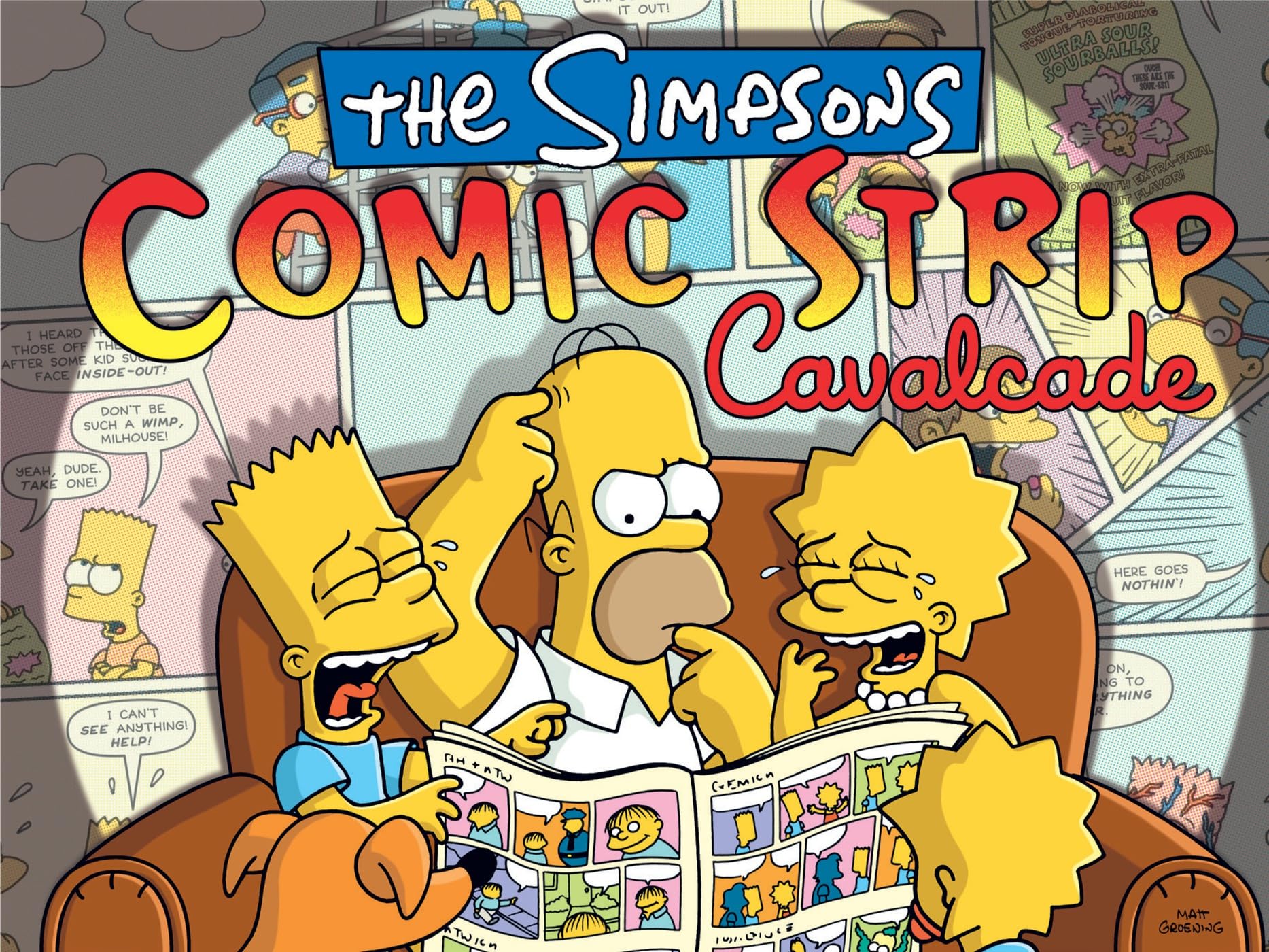 The Simpsons Comic Strip Cavalcade le cadeau idéal pour les fans de pop culture