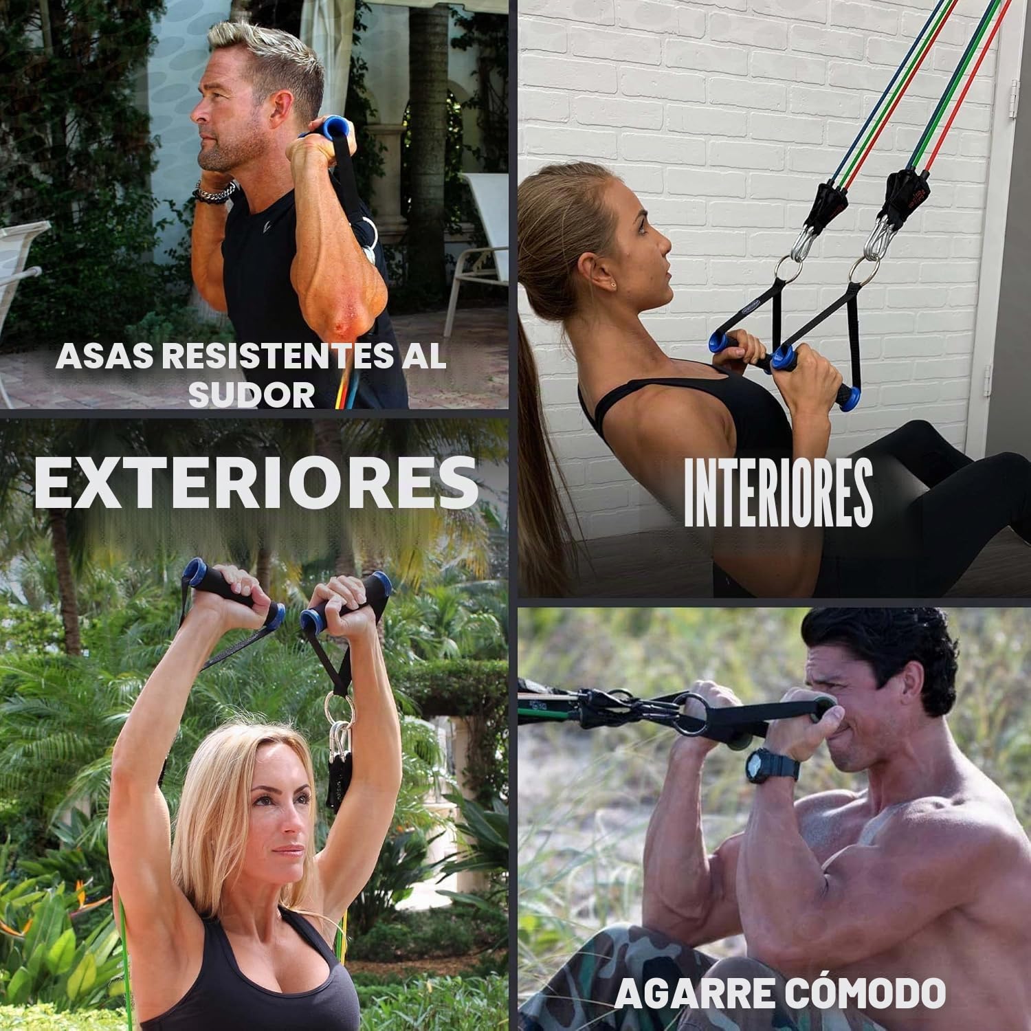 Bodylastics - Juego de 12 bandas apilables de resistencia a la tensión, 14 piezas, 19 piezas y 31 unidades, incluye 5, 6, 7 o 12 de nuestras bandas de ejercicio de la mejor calidad, componentes resistentes, una bolsa y manual de usuario.