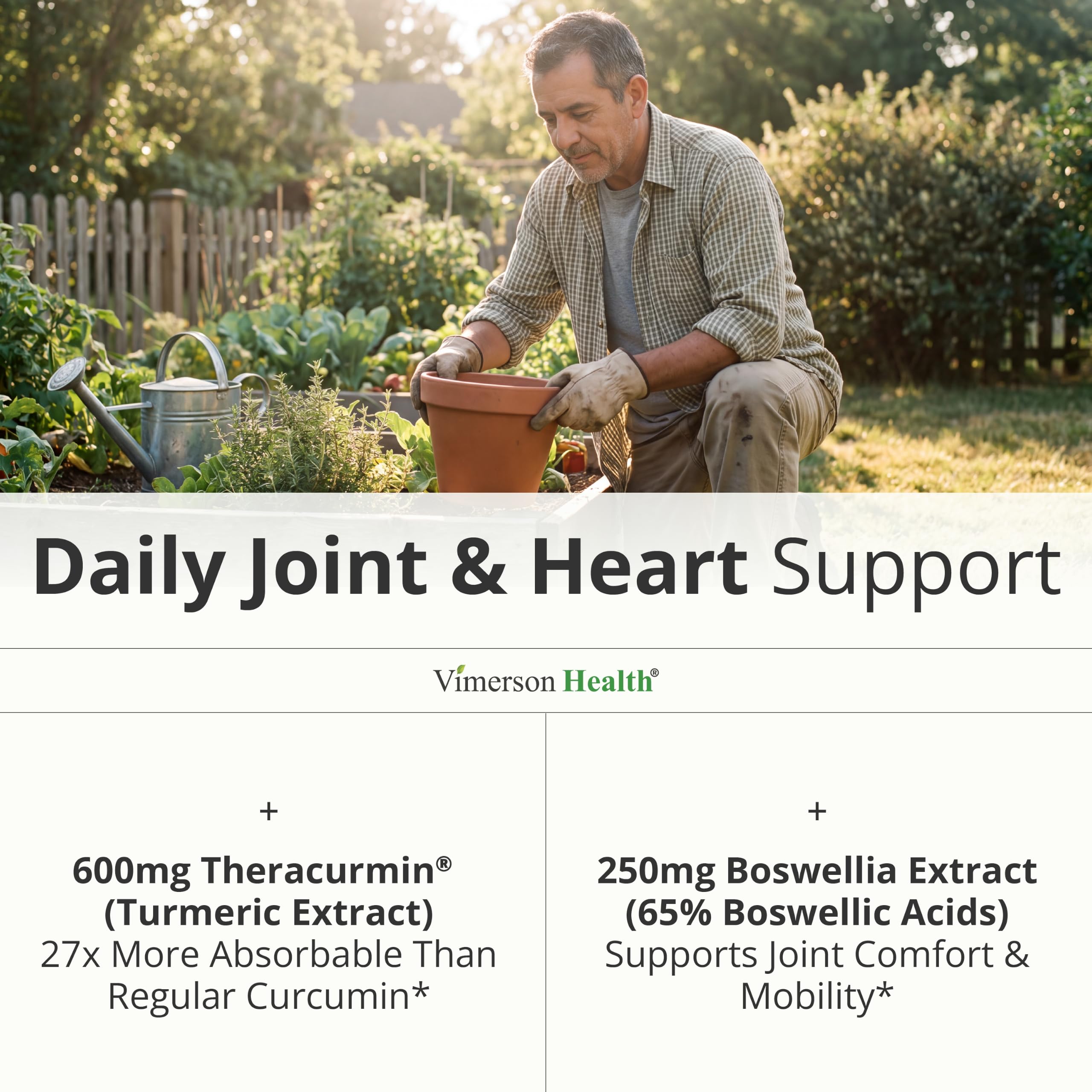 Advanced Turmeric Curcumin Supplement for Joint Support & Inflammation 60Ct — Amazon image 3