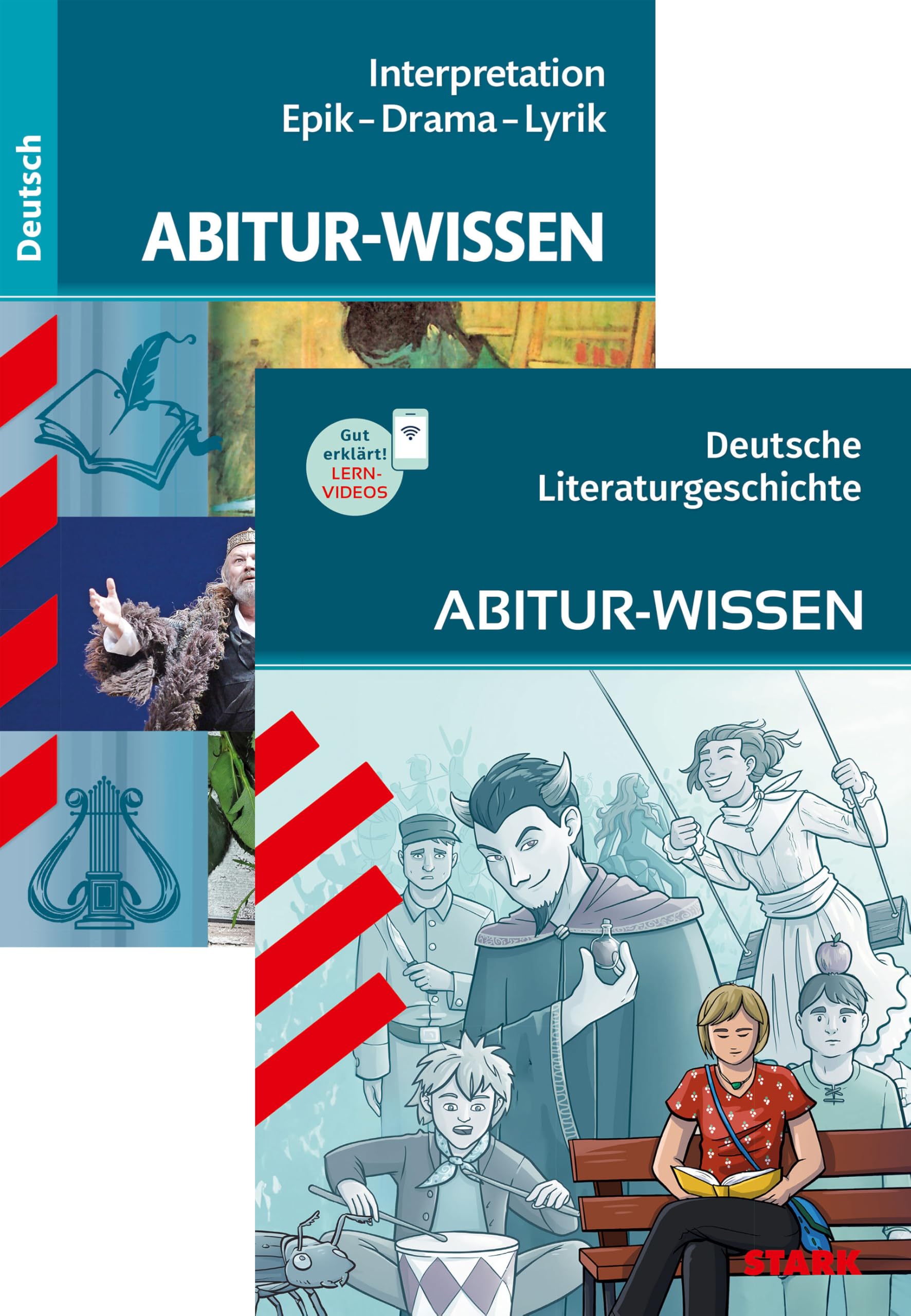STARK Deutsch Vorteilspaket - Abitur-Wissen - Literaturgeschichte/Interpretationen Epik, Drama, Lyrik (Abitur- und Prüfungswissen)