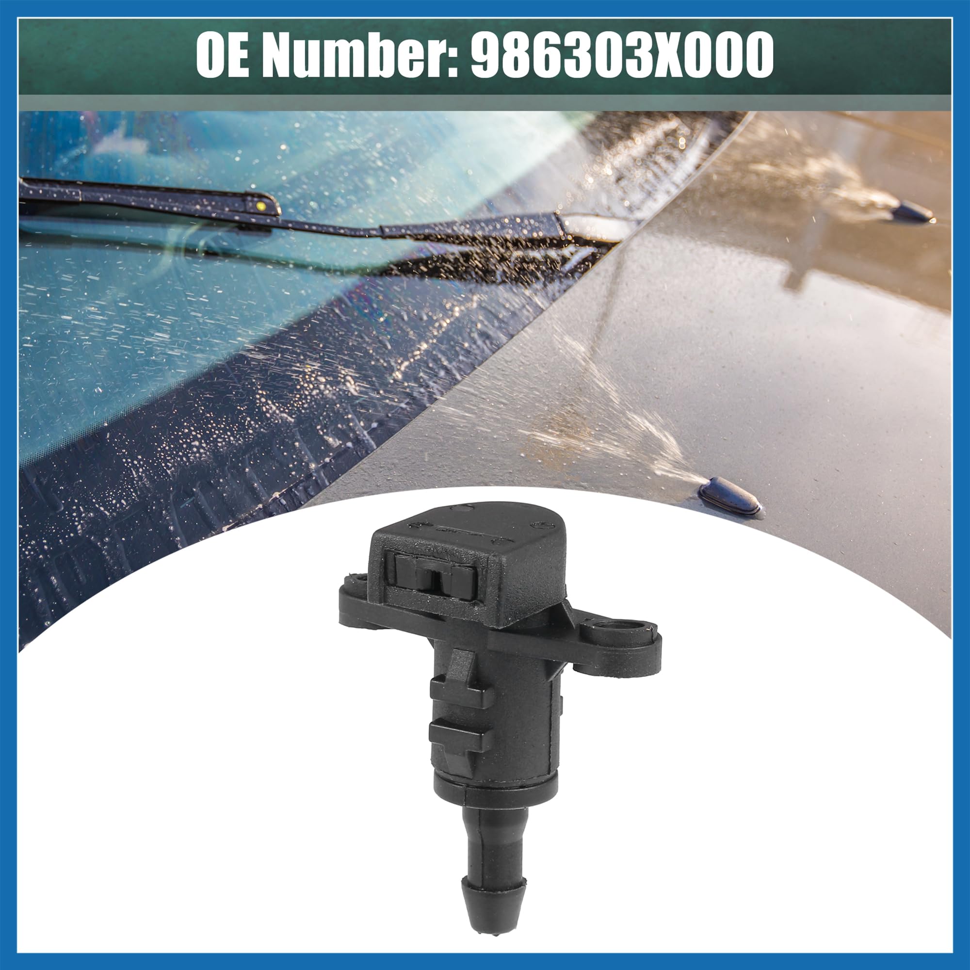 Amazon.com: A ABSOPRO Windshield Wiper Washer Nozzle Spray