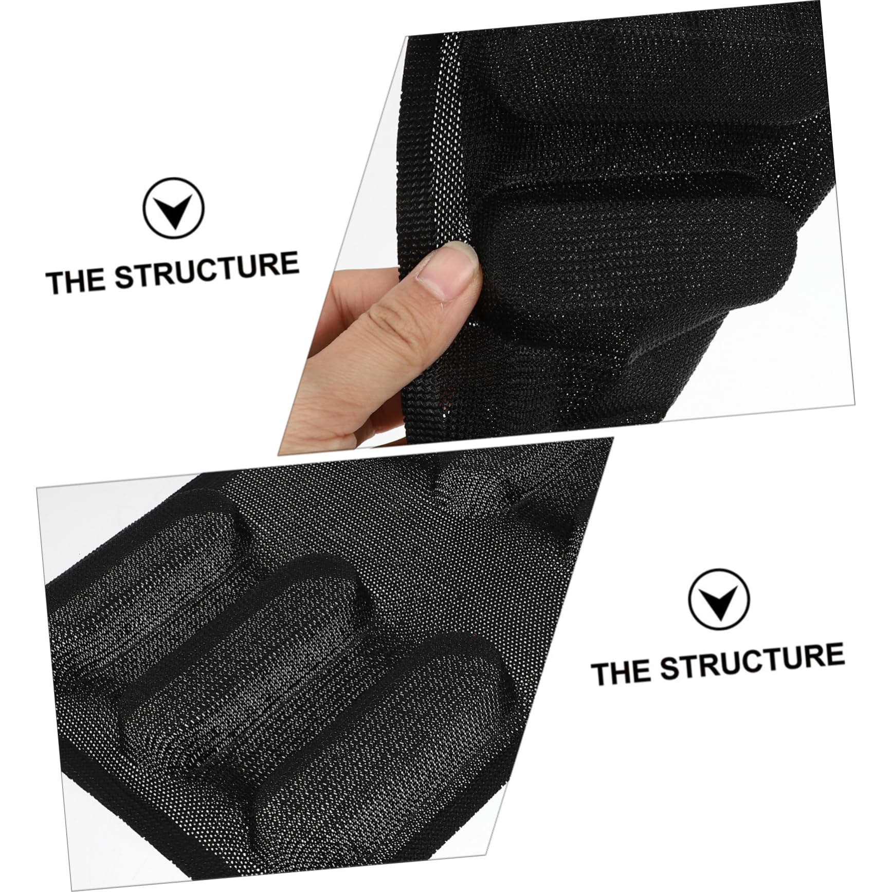 Cabilock 3pcs Non-stick Silicone Bread Mold Breathable Baking Mold for Bread Cake Easy Demoulding for Home Baking for Breakfast Afternoon Tea Black