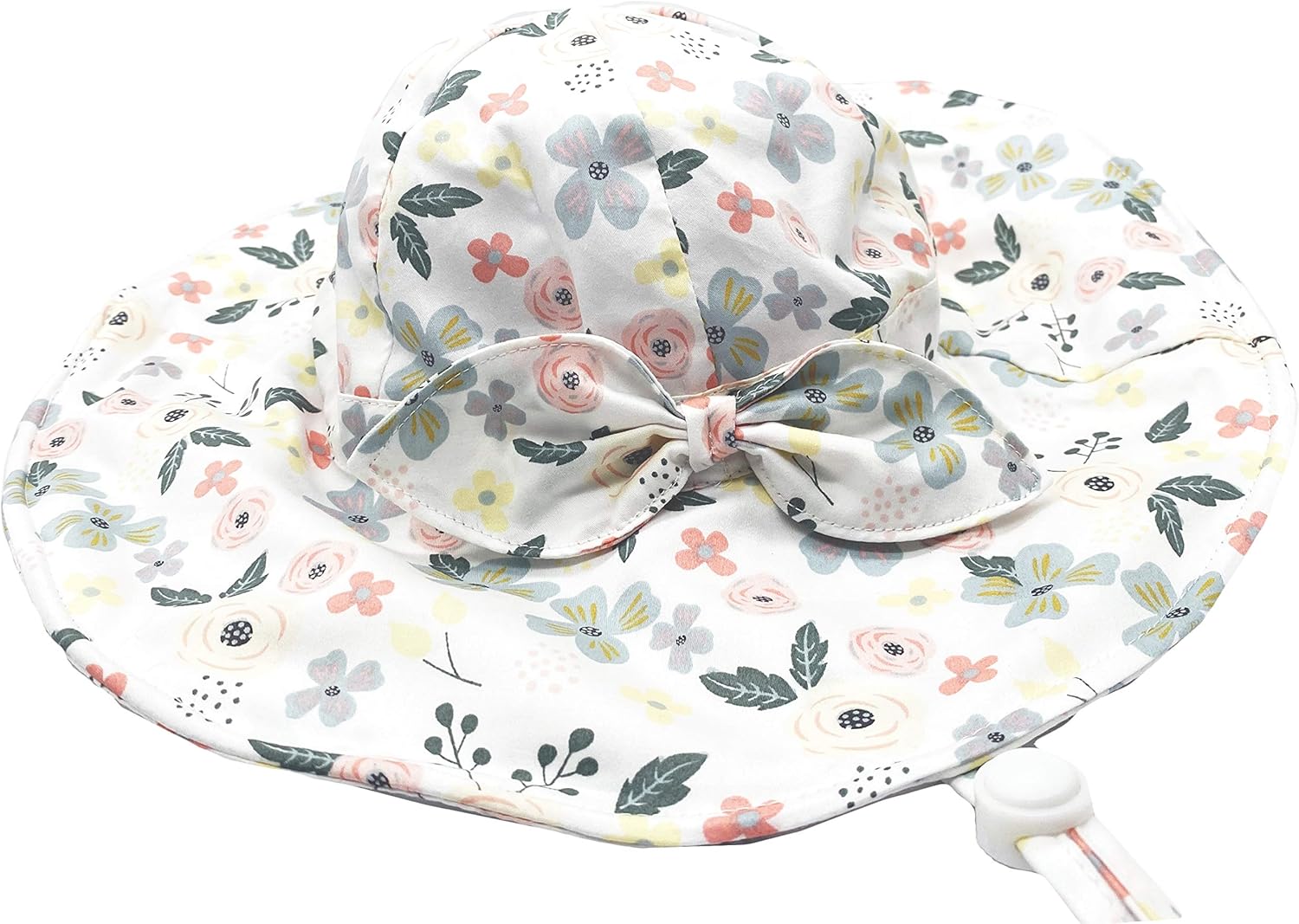 Baby Girl Sun Hat Summer Beach Hats with UPF 50+ Toddler Infant with Wide Brim Strap Outdoor Bucket Hat: Clothing, Shoes & Jewelry