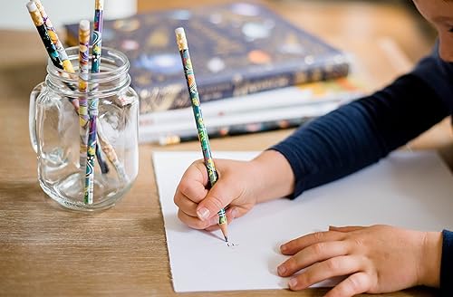 Miniatura 3 de Lápices galaxia, lápices del espacio exterior, lápices de ciencia para niños, hechos en Estados Unidos (juego de 24 lápices)