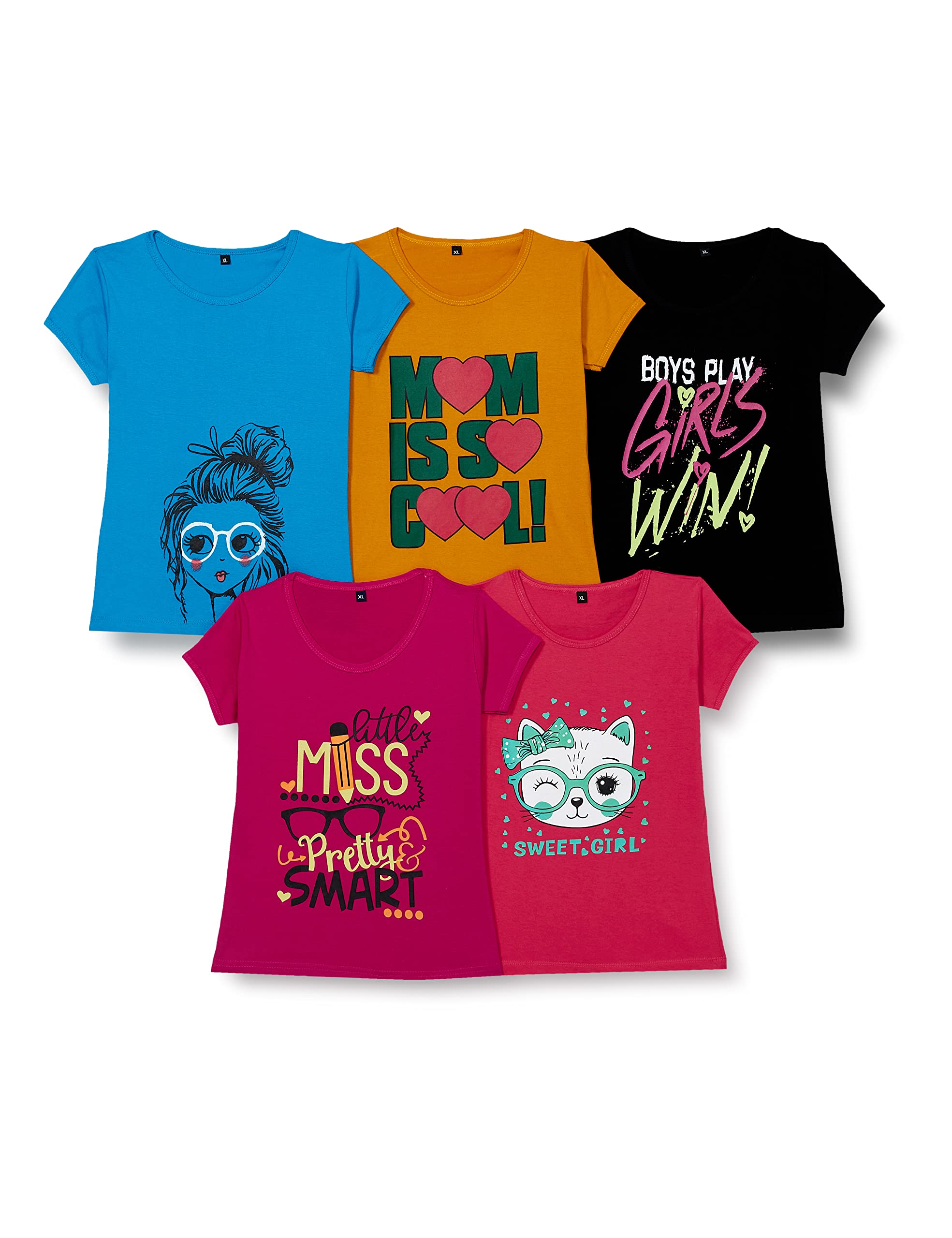 T2FGirls T2F GLS-TSRT T-Shirt (pack of 5)