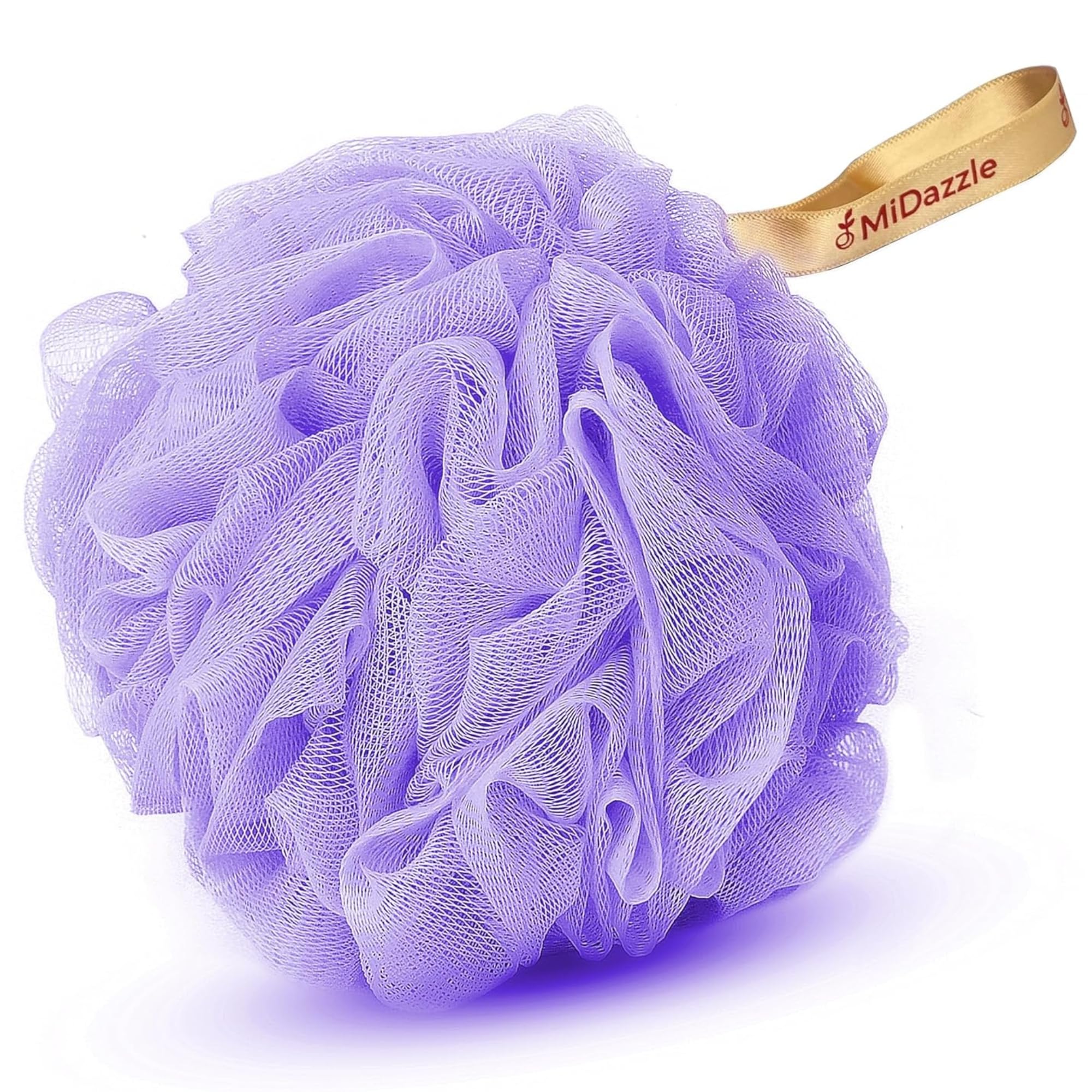 Midazzle Luxury Bathing Loofah Sponge Exfoliator Scrubber for High Lather Cleansing (35g, Pack of 1, Colors May Vary)-picture-11