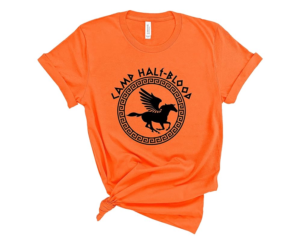 Orange Camp HalfBlood Shirt, Olympian Training Camp Game