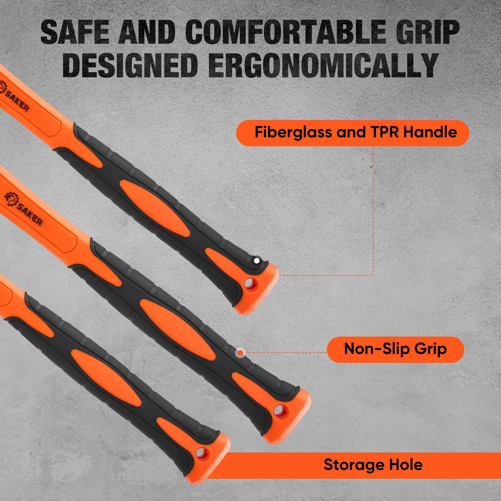 Saker 5-Piece Hammer Set - Home & DIY Tools -6