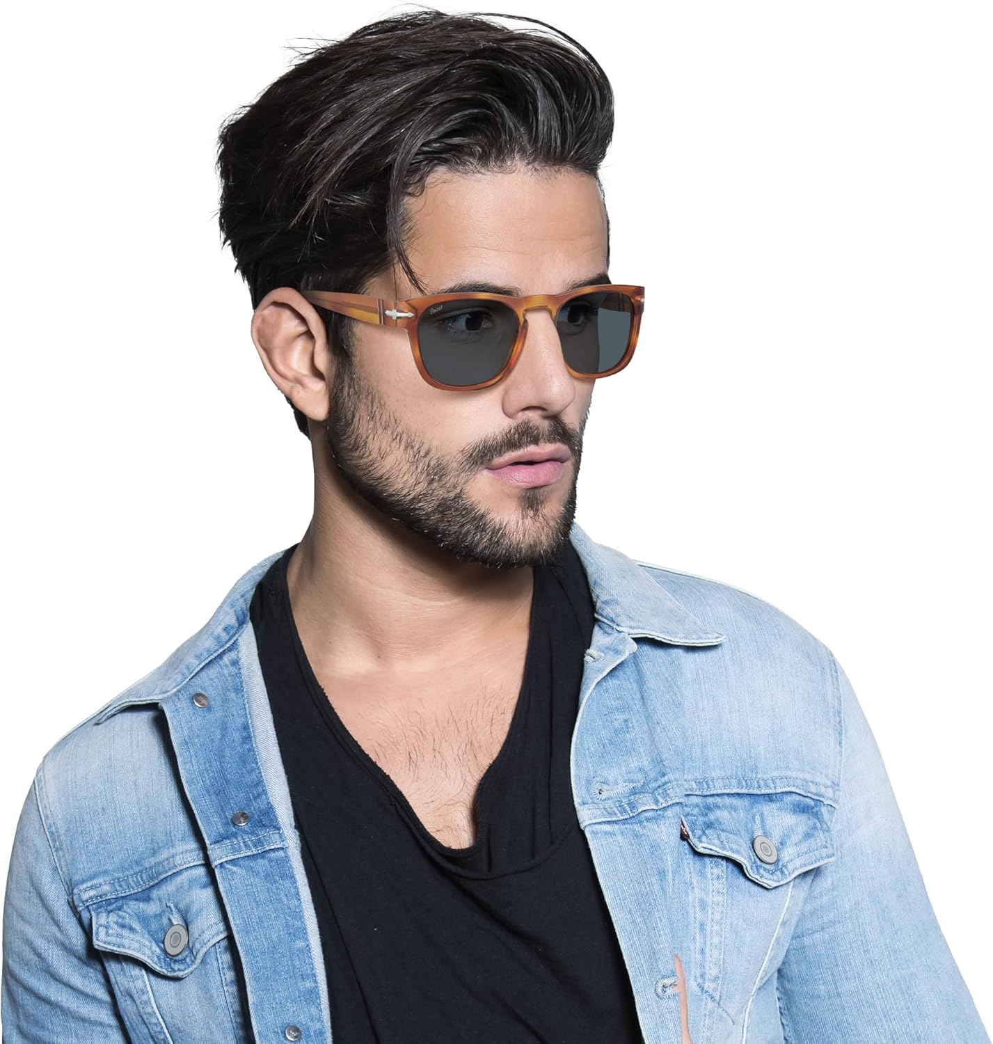 Persol mens Po3333s Elio Square Sunglasses