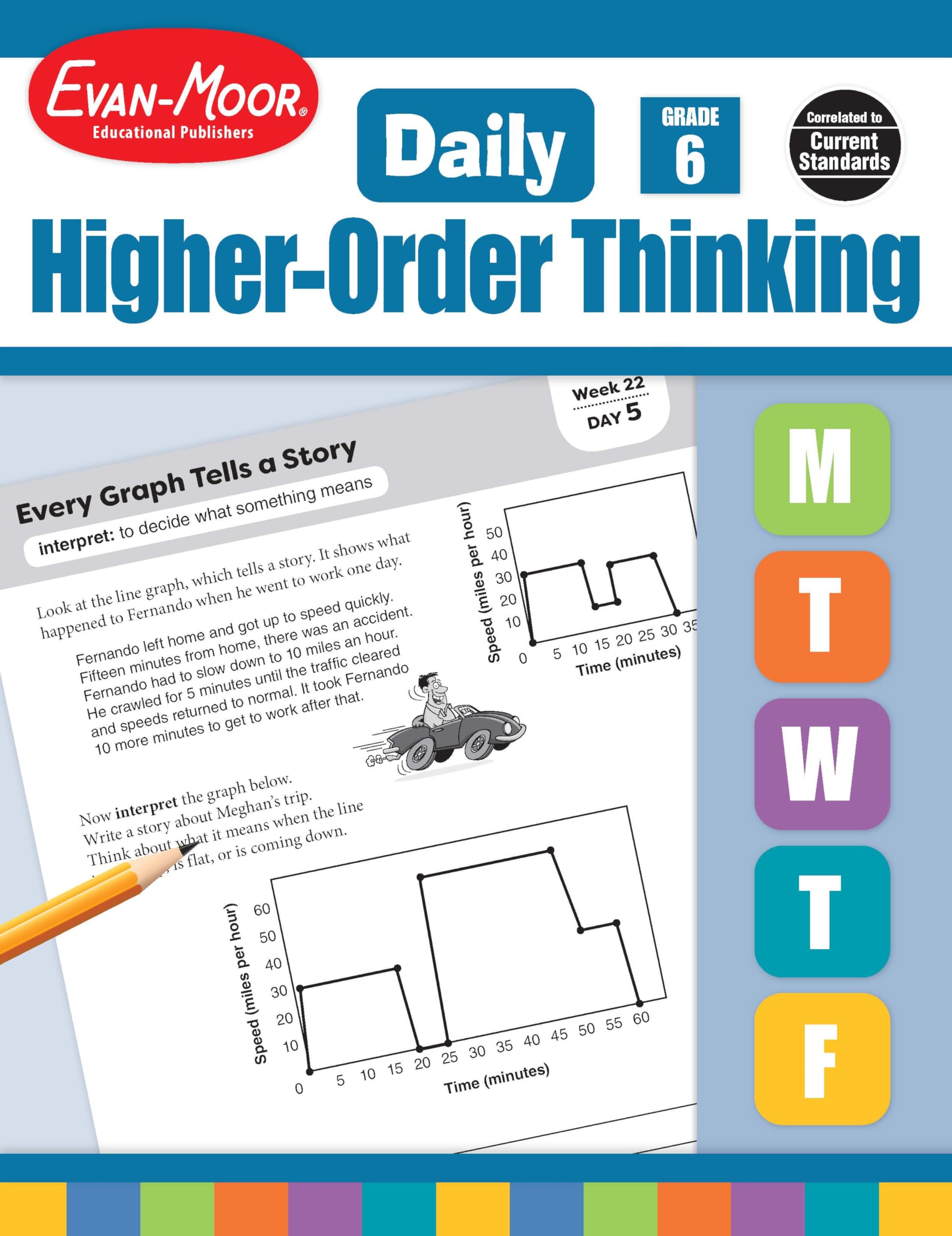 Evan-Moor Daily Higher-Order Thinking, Grade 6 Teacher Edition