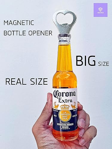 Miniatura 5 de Figura magnética de abrebotellas de cerveza de gran tamaño botella de cerveza bar decoración de refrigerador colección única de regalos de