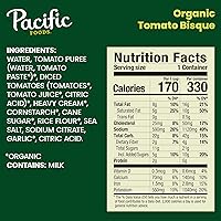 Vista 2 de Pacific Foods Bisque de tomate orgánico, lata de sopa vegetariana de 16.3 onzas