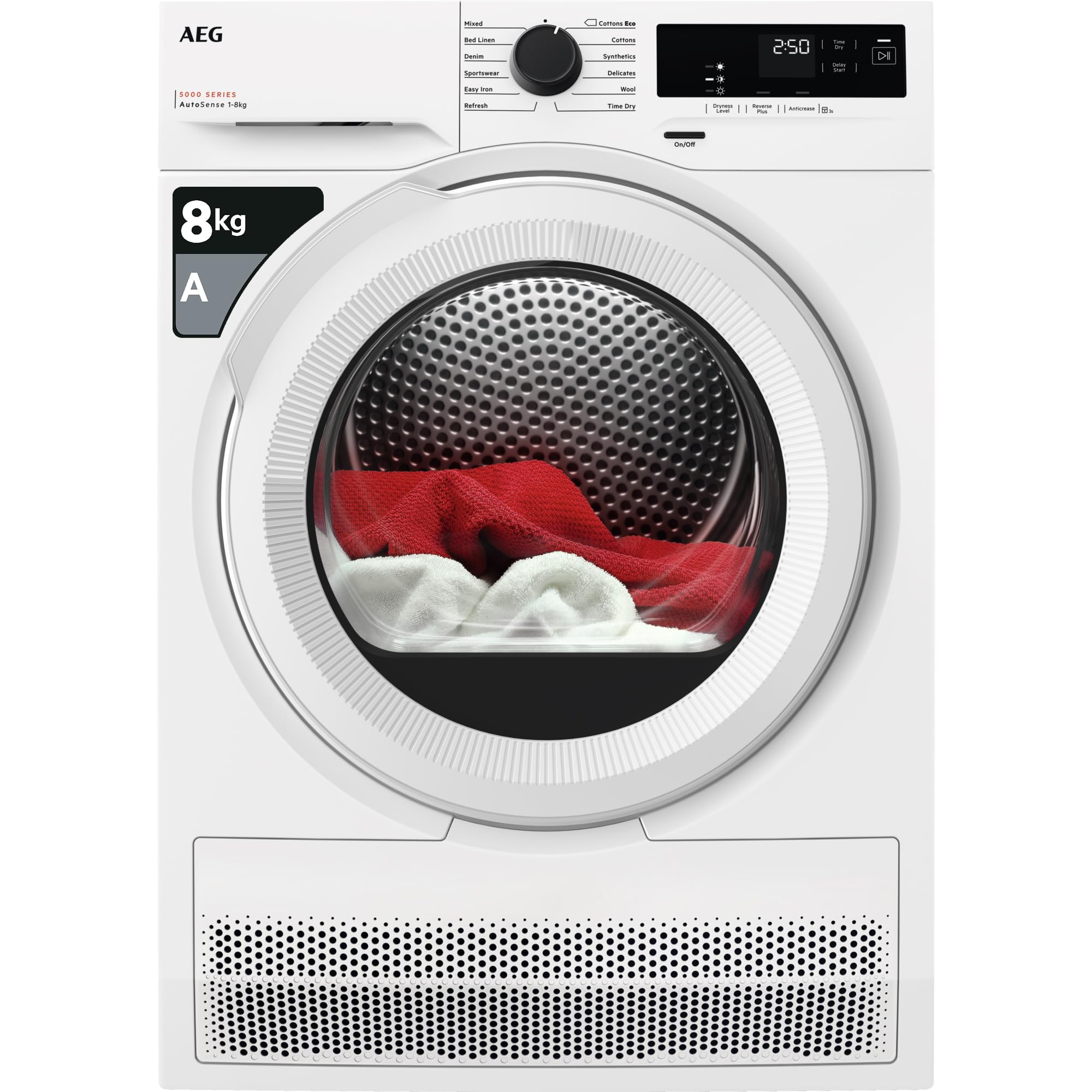 Aeg TXH508A4R Tumble dryer. 5000 Series, heat Pump technology
