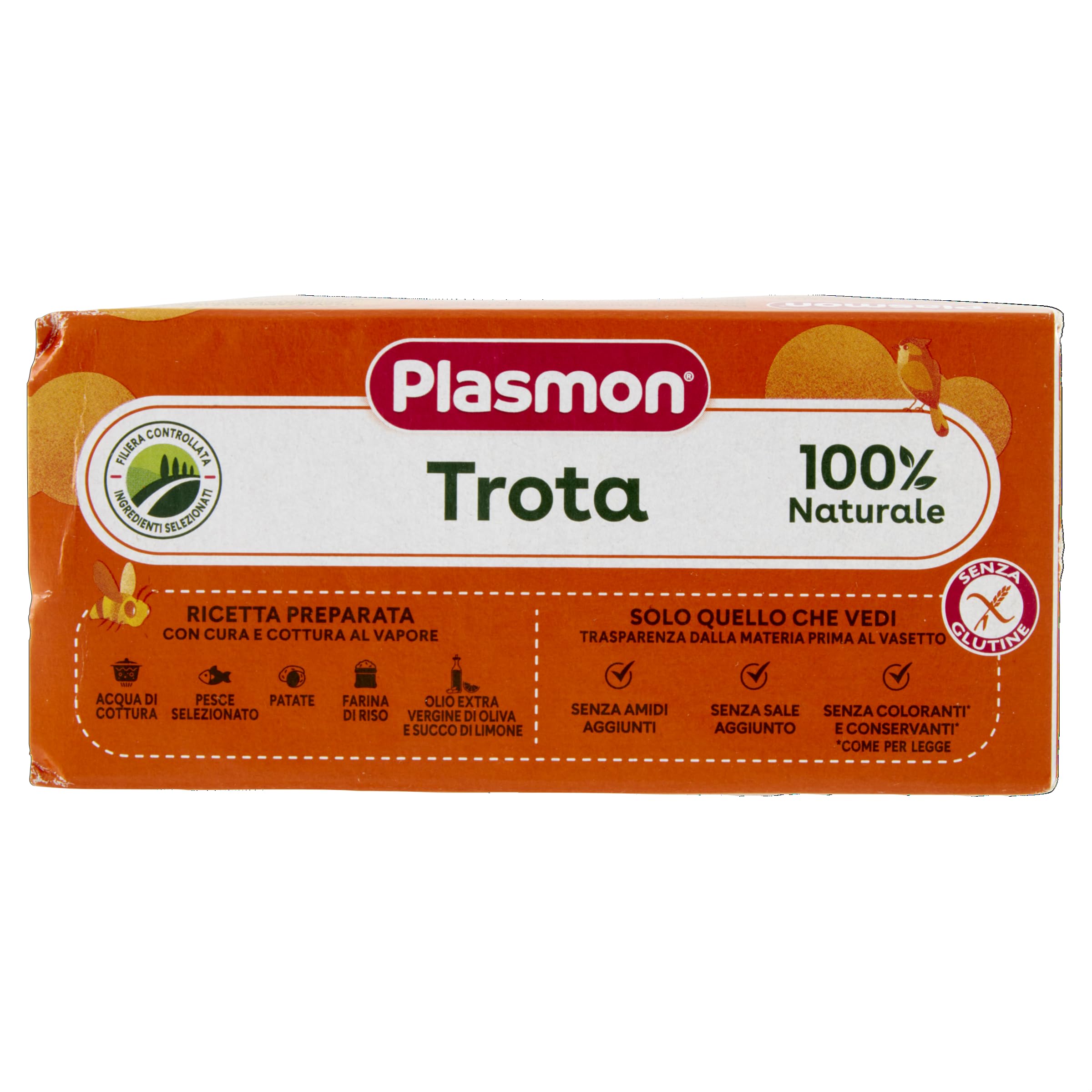 Plasmon Omogeneizzato Trota 2x80g (12 Confezioni)