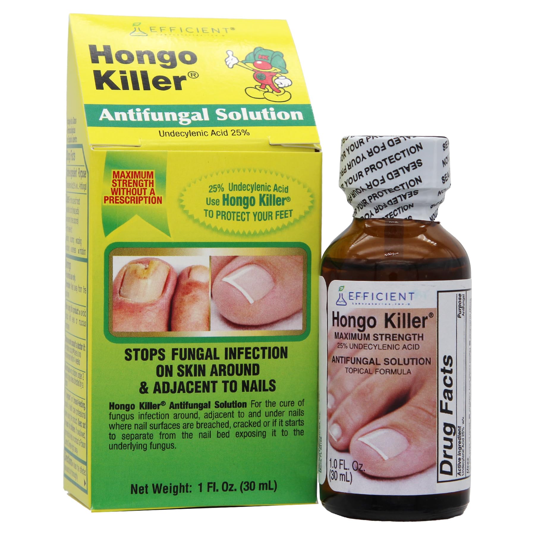 Antifungal Solution, Athlete's Foot Treatment, Multicolor, 1 Fl Oz