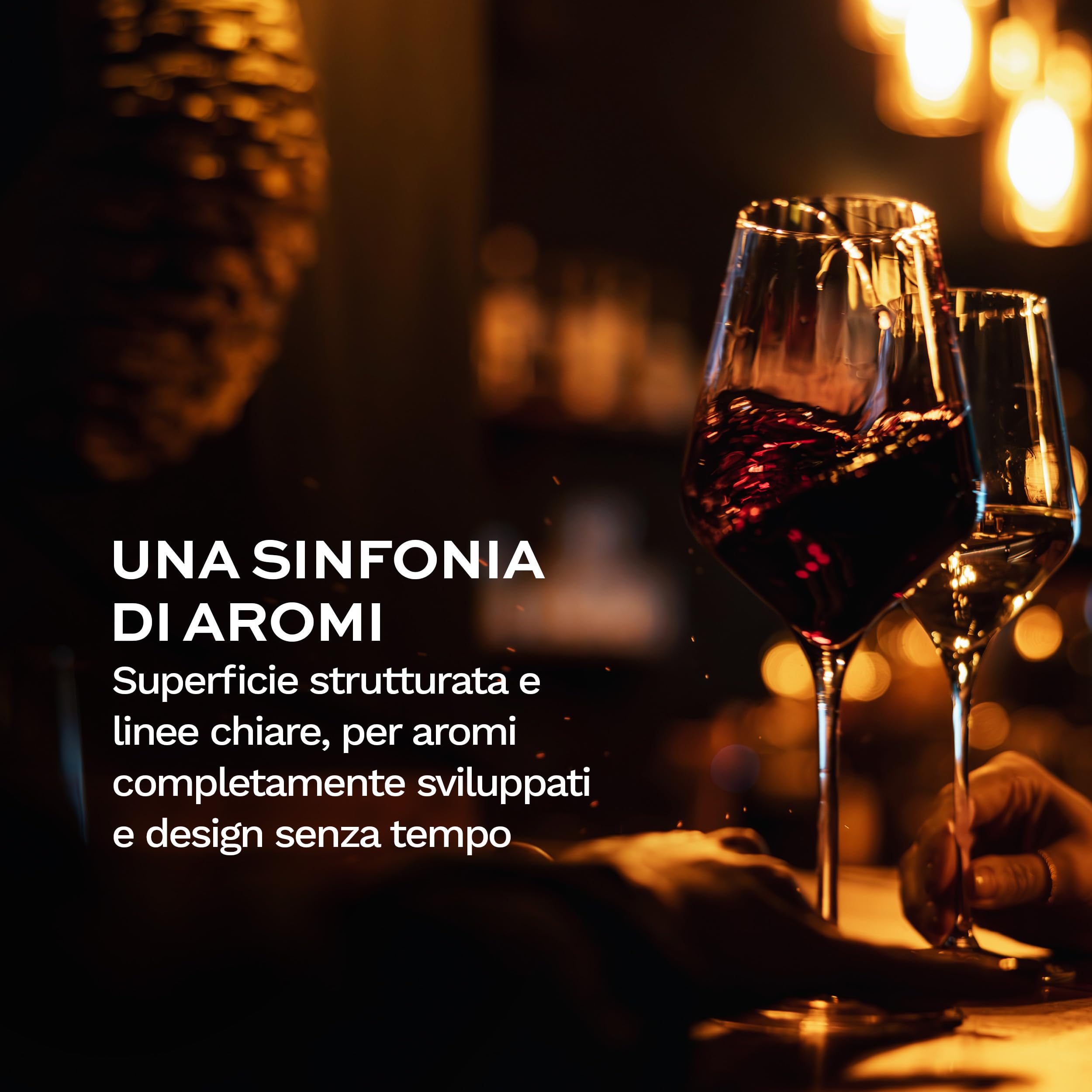 Stölzle Lausitz Calici vino rosso Symphony Set da 6, 570 ml – Calici eleganti per vino rosso – Cristallo pregiato per sviluppo ottimale degli aromi – Lavabili in lavastoviglie & antishock