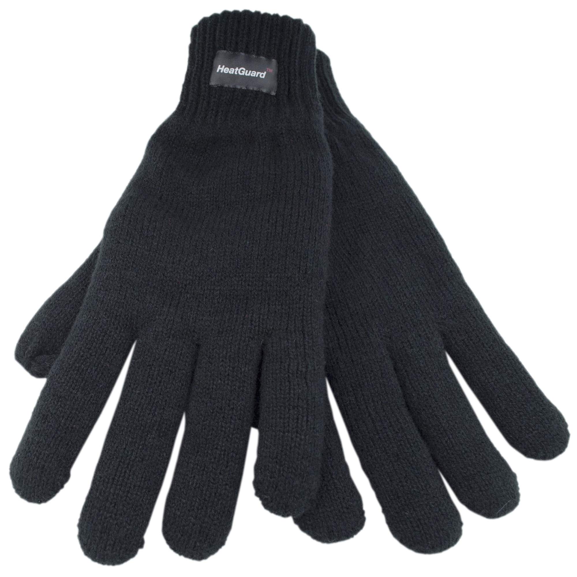 Outdoor World Thinsulate Thermal Gloves – Fingerless Mittens with Convertible Cover for Warmth & Dexterity – Ideal for Fishing, Hiking, Photography & Outdoor Work (Black, Large/X-Large)