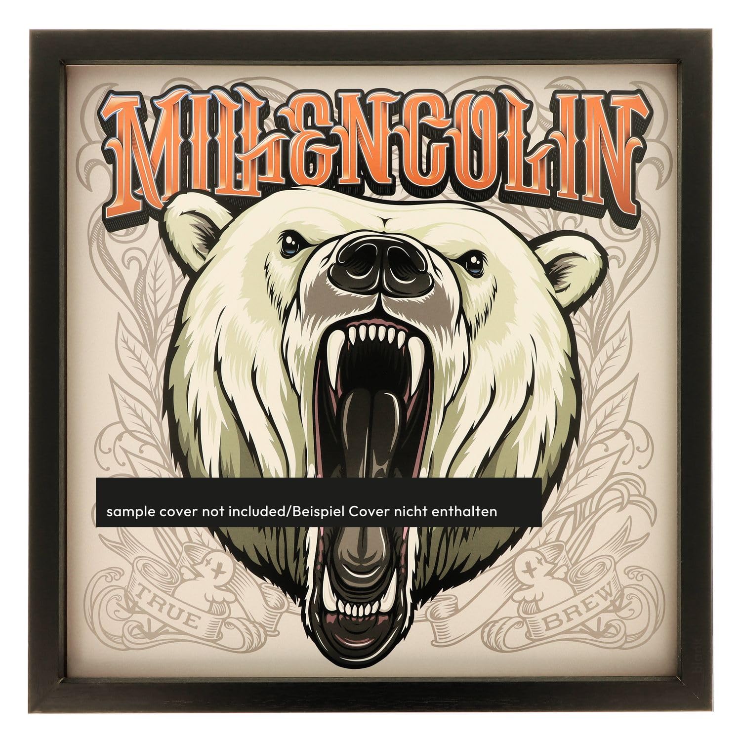 Cornice Per Copertina Album Da 12'' - Sostituzione Rapida, Design Legno O Nero