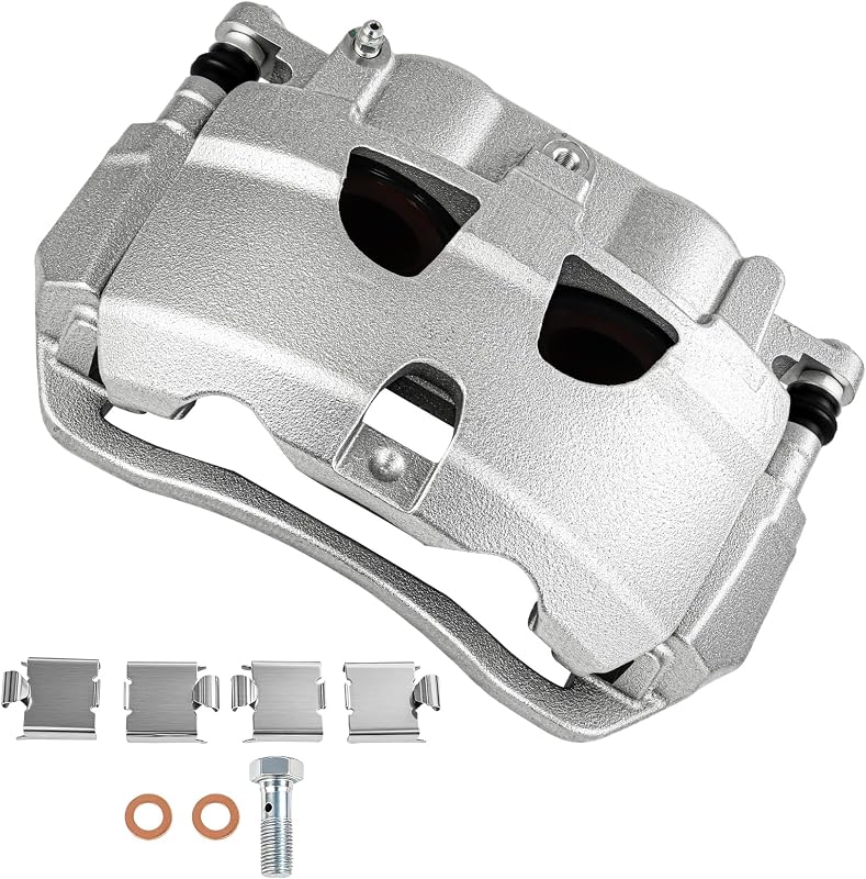 Pinça de freio a disco dianteira esquerda cciyu com suporte para Ford – 18B5073