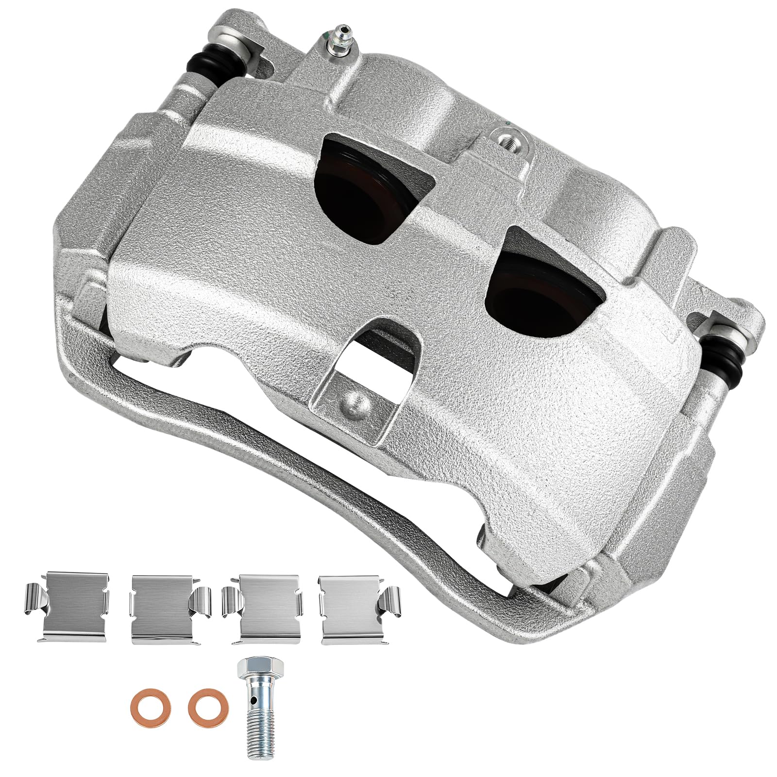 cciyu Front Left Disc Brake Caliper Assembly With Bracket 18B5073