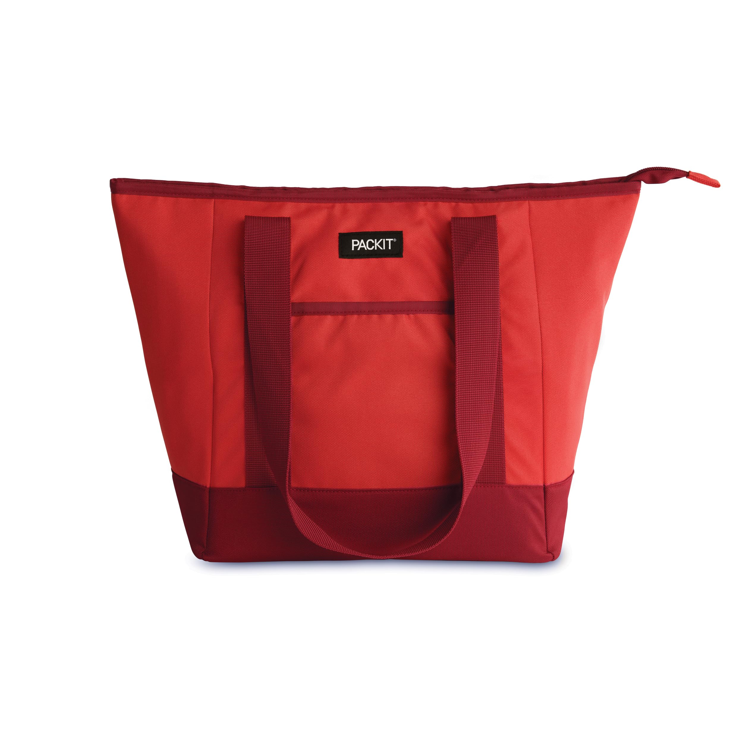 PackIt Built with ECOFREEZE Technology, Reusable, Foldable, Zip Closure, with Shoulder Straps for Easy Carrying, Poppy, Cooler Bag, Built With Ecofreeze Technology, Reusable, Foldable, Zip Closure