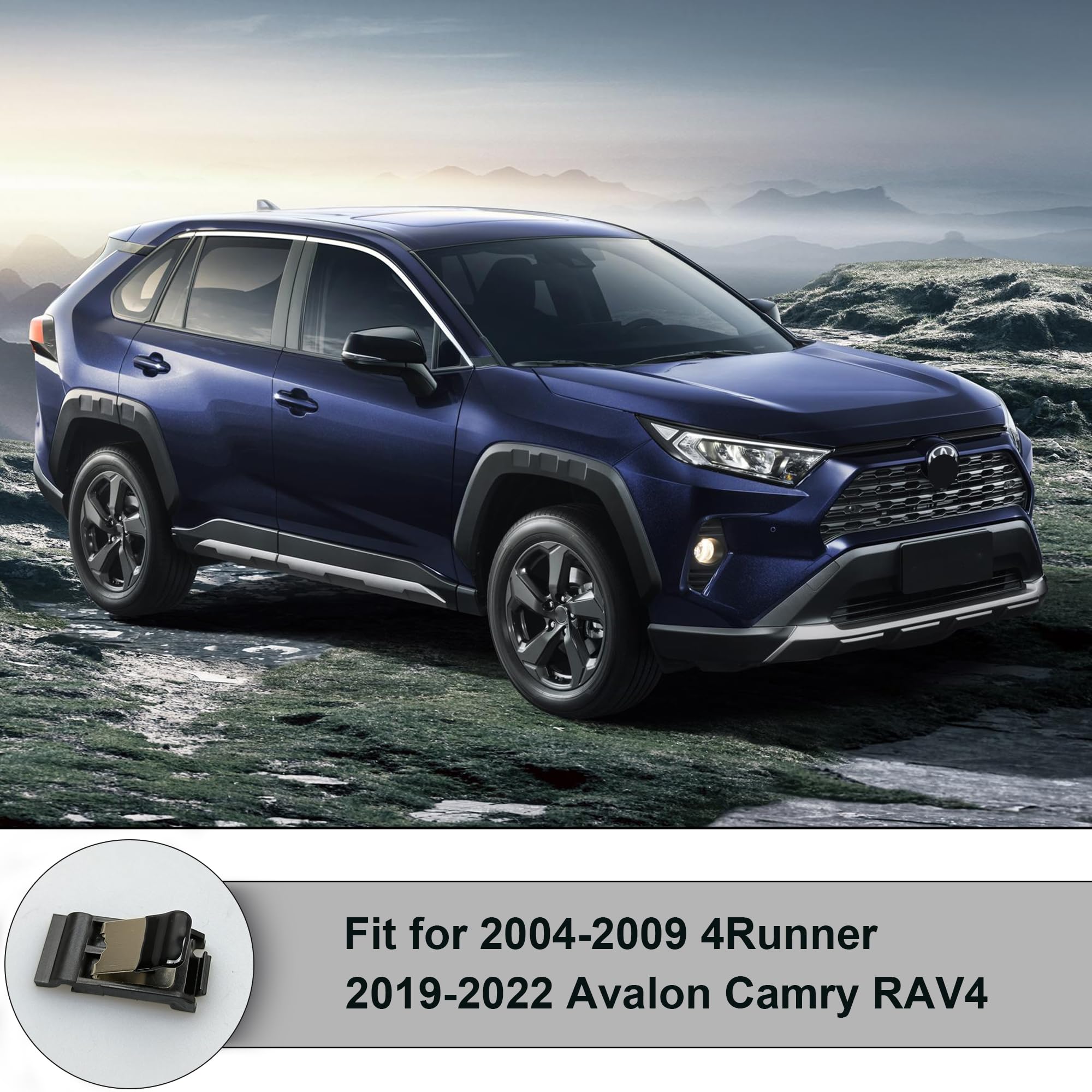 Colofulway 77360-35040 Fuel Door Spring Clip,Gas Tank Door Cover Spring fit for Toyota 2019-2022 Avalon Camry RAV4,2004-2009 4Runner