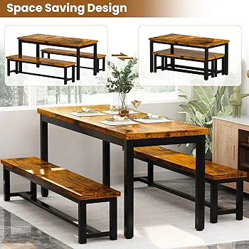 （kyo）新品　M.W.M READY Table2 Amazon.com - ZckyCine Modern Mid-Century Dining Table Set