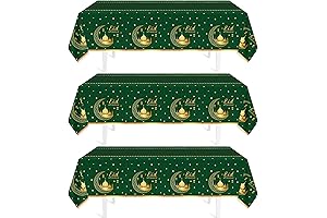 3-Pack Eid Mubarak Tablecloths