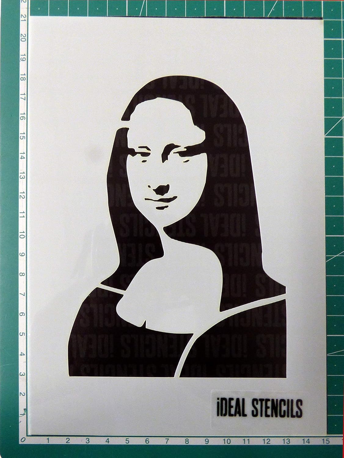 Mona Lisa Portrait Stencil Painting Stencil for Art Craft and Decorating Reusable Stencil