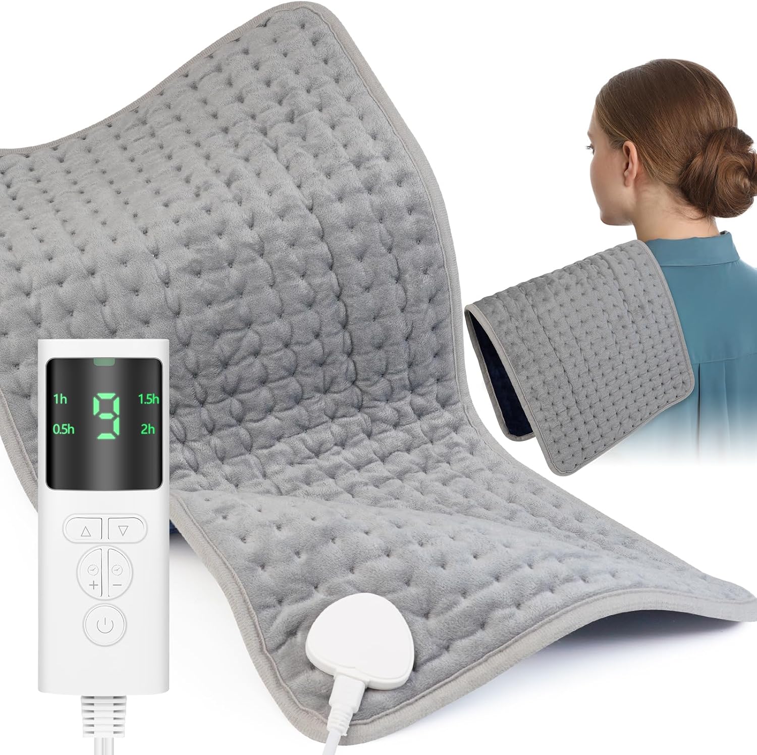 Heating Pad for Back Pain Relief, Electric Heating Pads for
