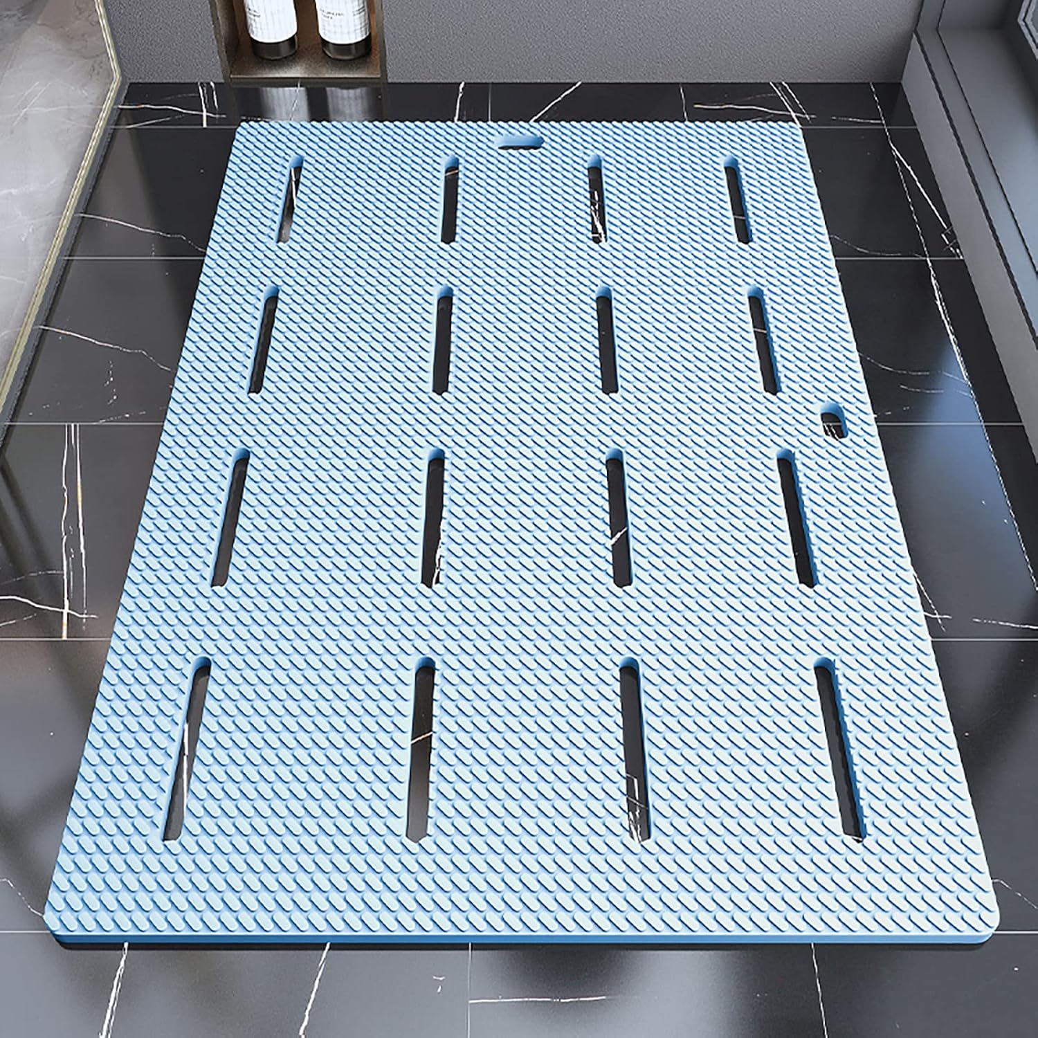 Non Slip Bath Mat,Soft PE Material Bathtub Mat Foam Shower