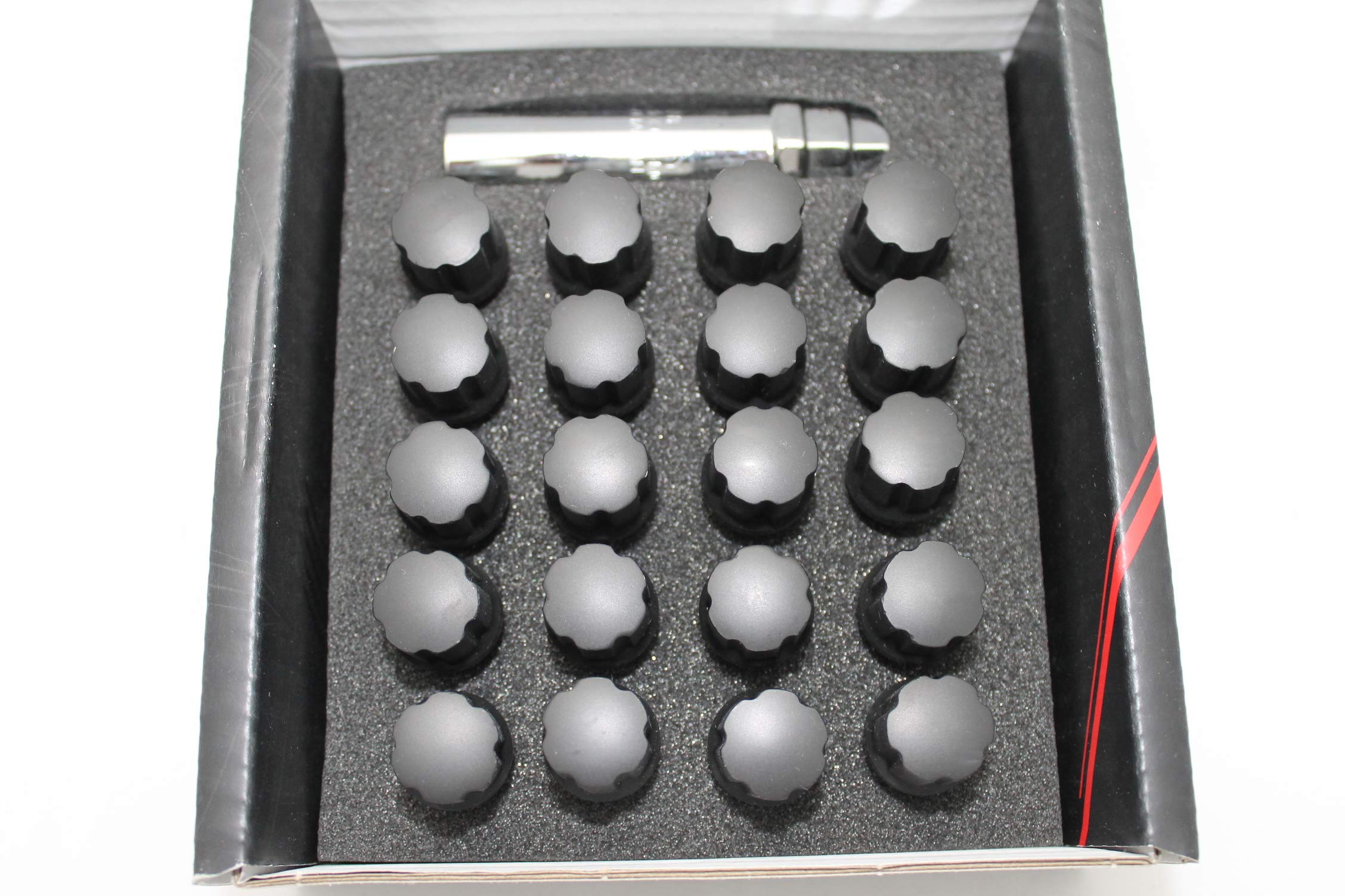 Japan Racing Bulloni per ruota M14x1,5 Nero Set di 20x Cono