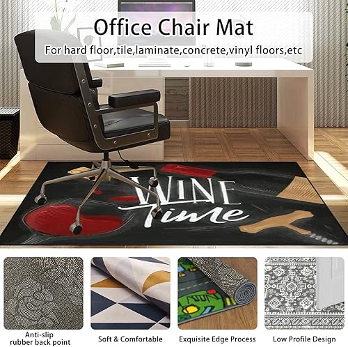 Miniatura 5 de Alfombra de dibujo con botella ilustrada de vino con letras de vino, sacacorchos de vidrio, alfombra de dibujo, alfombra de patio al aire libre,