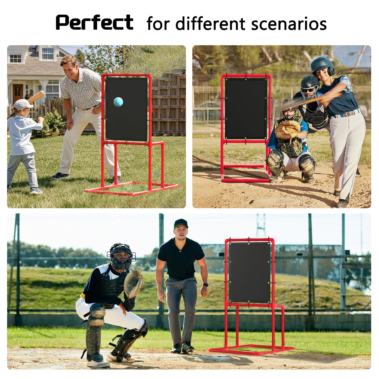 GoSports Zone De Frappe De Baseball Pour Balles En Plastique Compatible Avec Blitzball Et Wiffle Ball