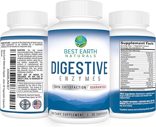 Miniatura 2 de Enzimas digestivas con 18 enzimas diferentes para ayudar a garantizar la digestión adecuada con cada comida. Fórmula más completa, de alta