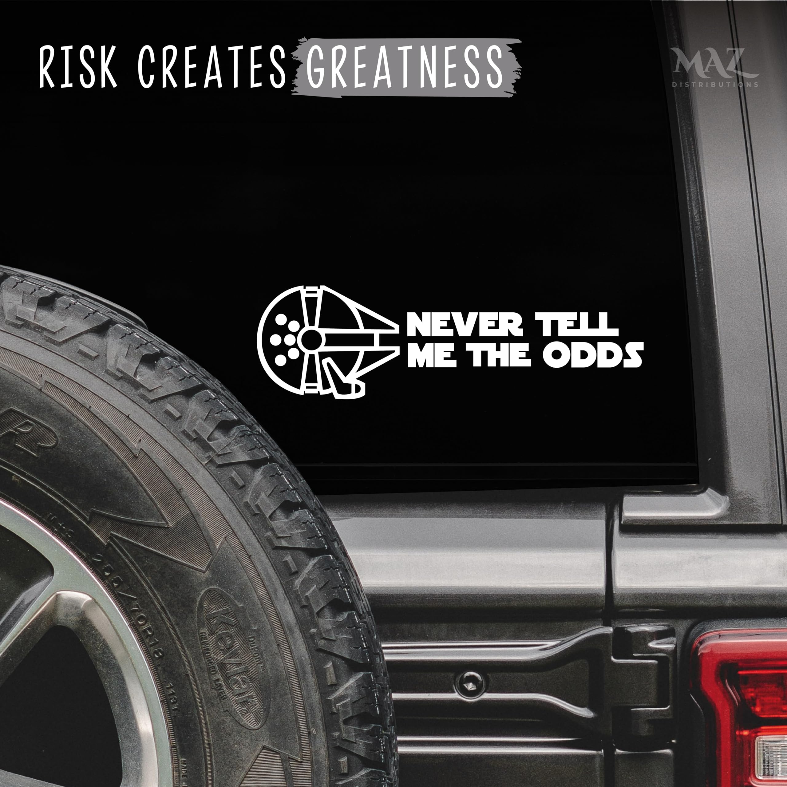 Amazon.com: MAZ DISTRIBUTIONS – Never Tell Me The Odds Sticker