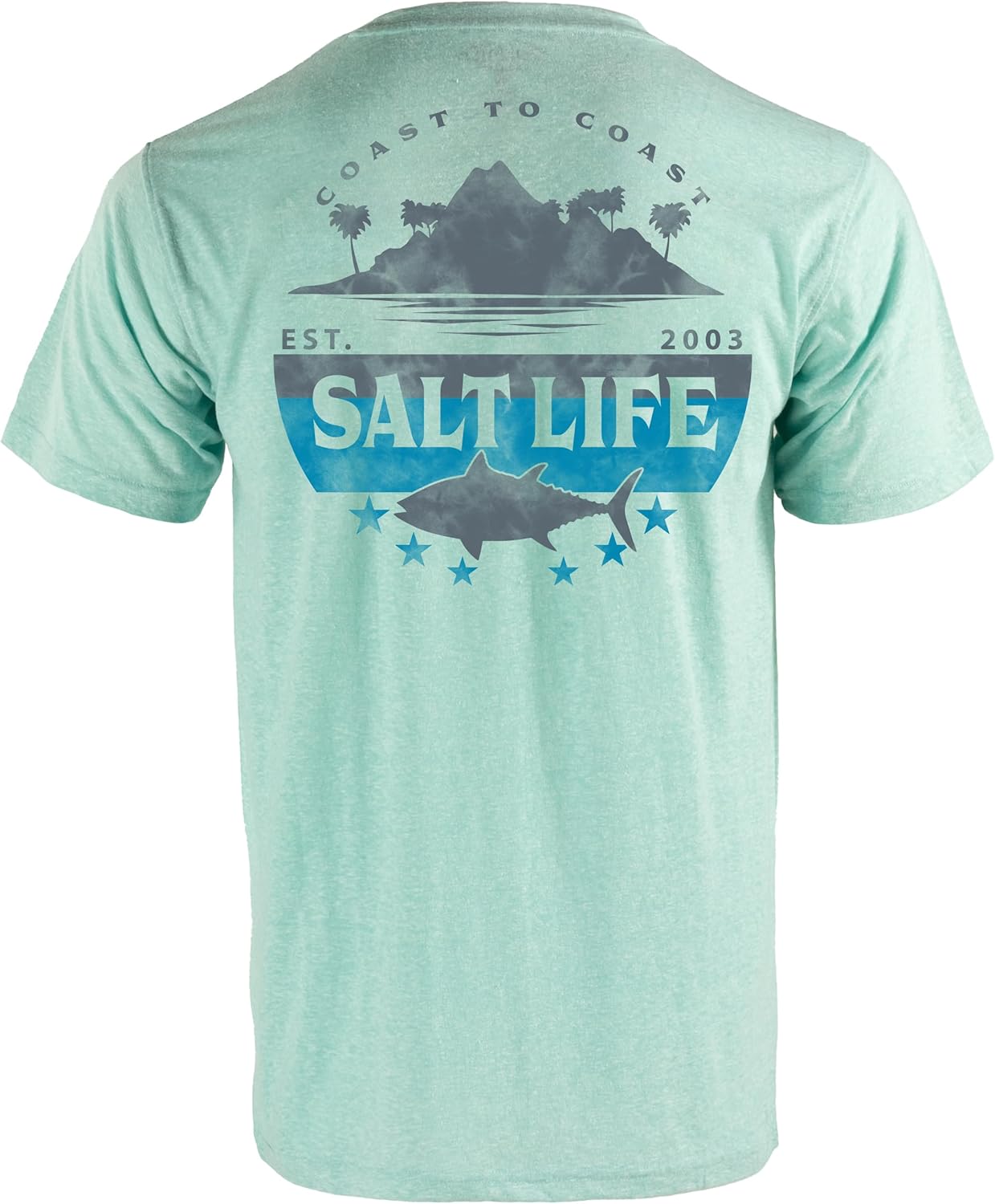 Salt Life Mens Salt Life Tuna Haven Short Sleeve Tee